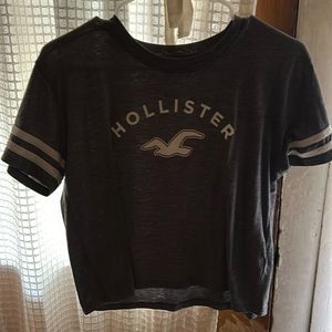 Hollister shirt with white and gray in size small